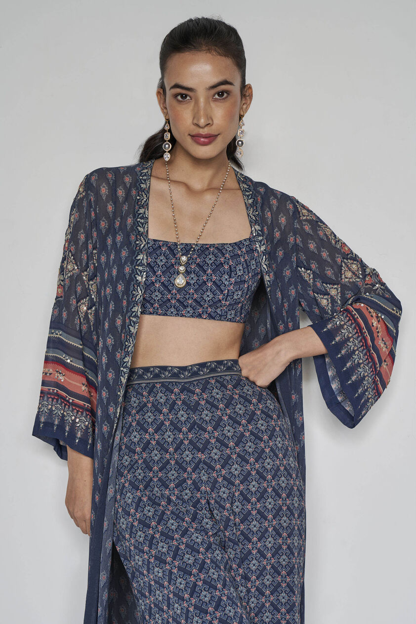 Leandra Jacket Set - Blue, Blue, image 6