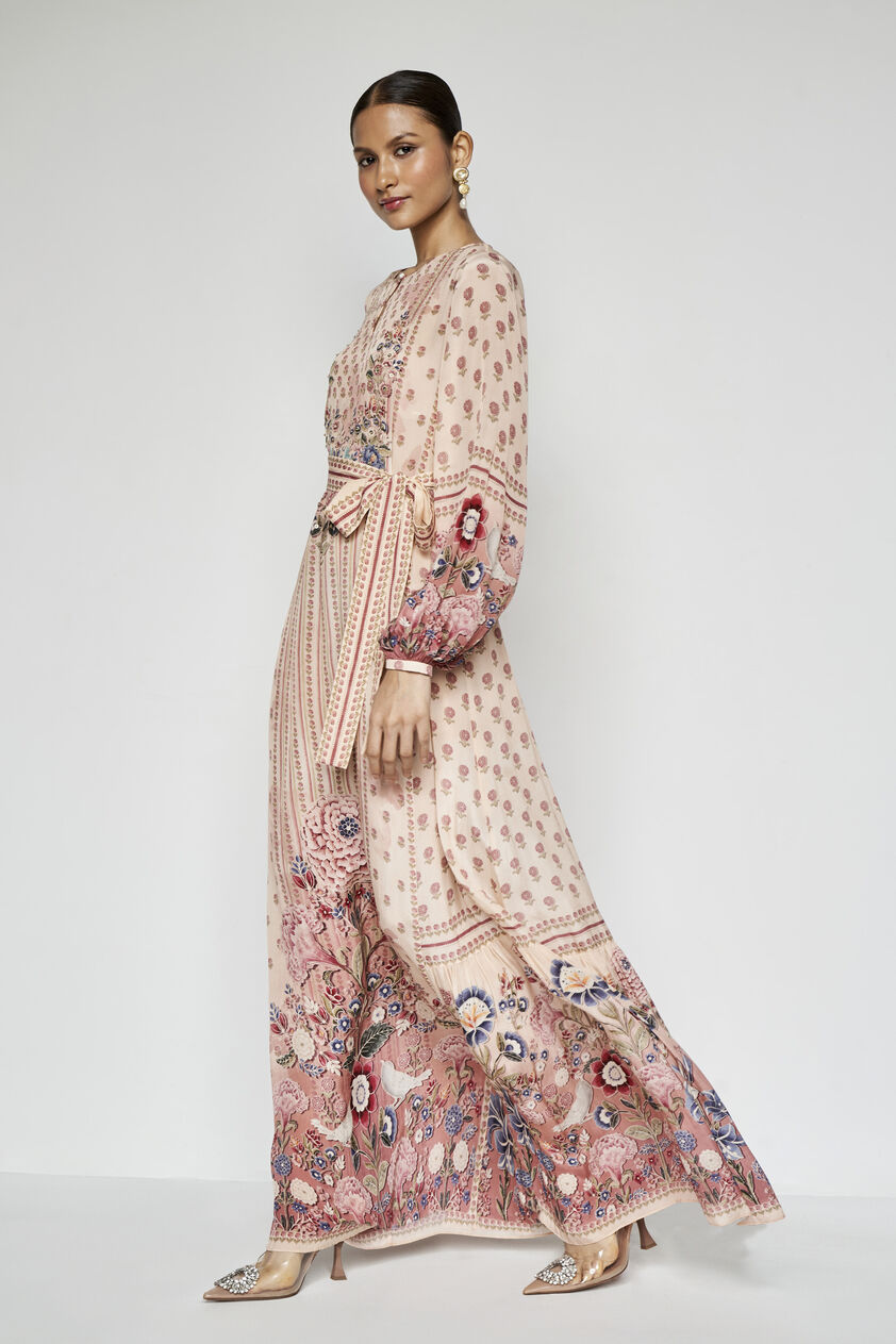 Isbah Kaftan - Peach, Peach, image 3