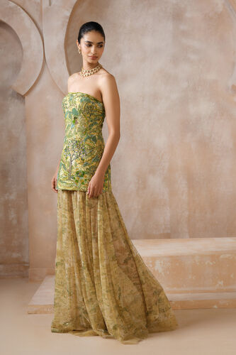 Verdalis Embroidered Skirt Set - Yellow, Yellow, image 3