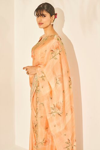 7 - Gamya Saree - Peach, image 7