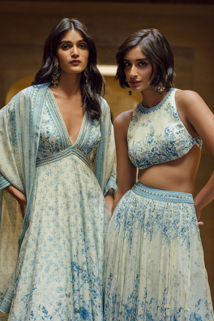 Aluma Skirt Set - Powder Blue, Blue, image 5