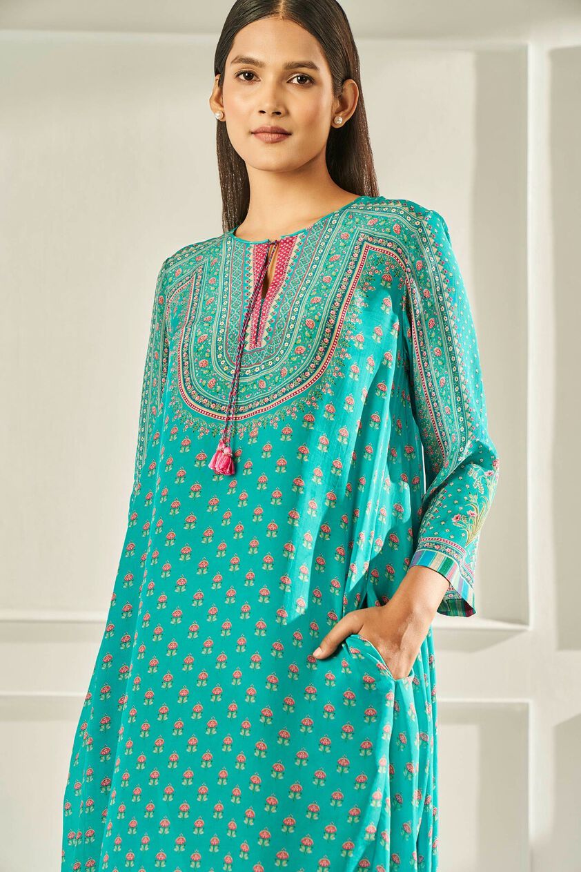 4 - Ruha Dress &ndash; Aqua, image 4