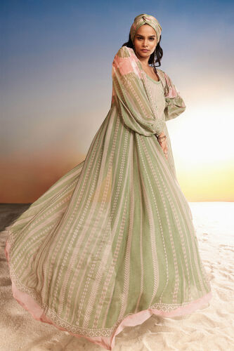 Sama Overlayer Kaftan - Sage, Sage, image 3
