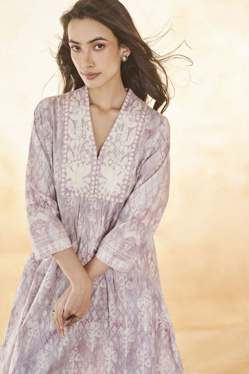 Estaa Kurta Set - Lilac, Lilac, image 4