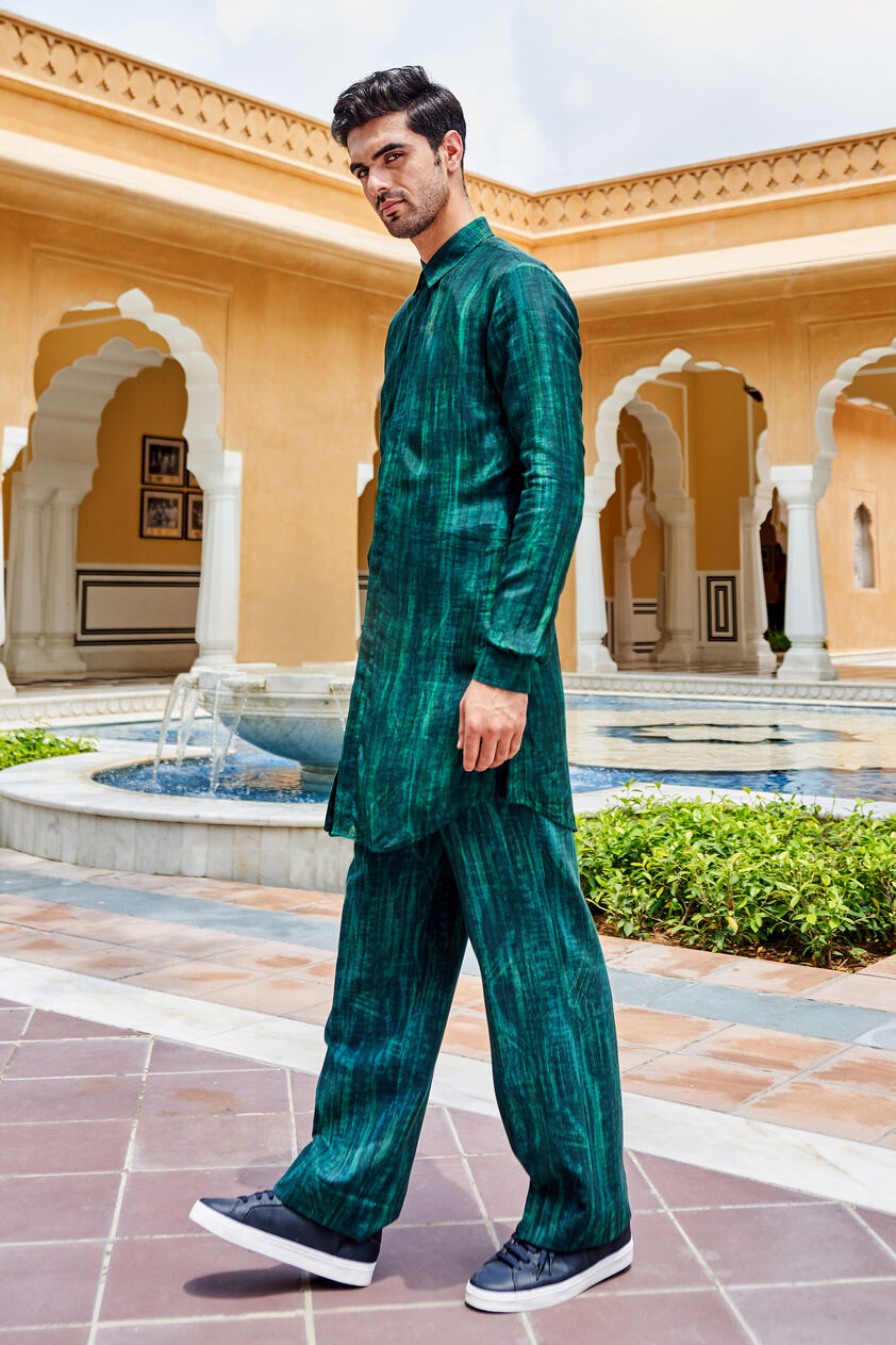 Krishiv Kurta - Green, Green, image 4