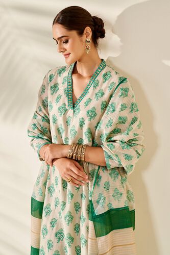 5 - Afsa Kurta Set – Green, image 5