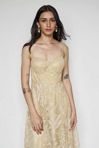 Sherine Dress - Beige, Flesh, image 4