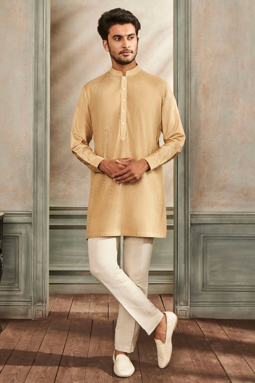1 - Maanvir Kurta – Gold, image 1