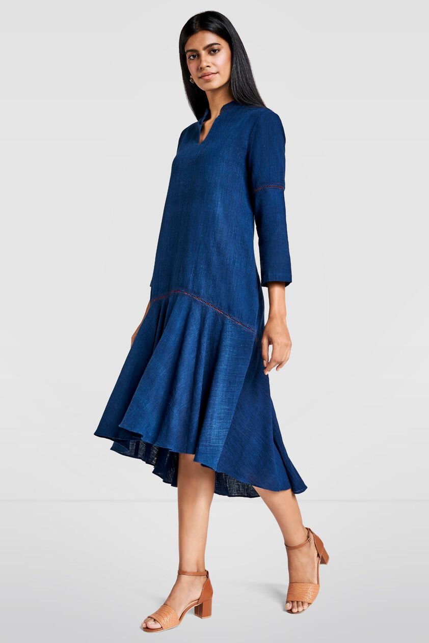 3 - Bonnie Dress in Indigo, image 3