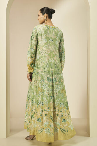Natoya Embroidered Lyocell Kaftan - Lime, Lime, image 3