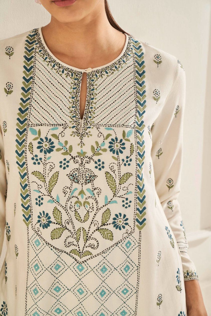 5 - Lehar Kurta Set &ndash; Cream, image 5