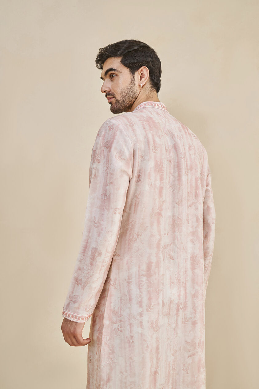 Mrig Kurta - Peach, Peach, image 5