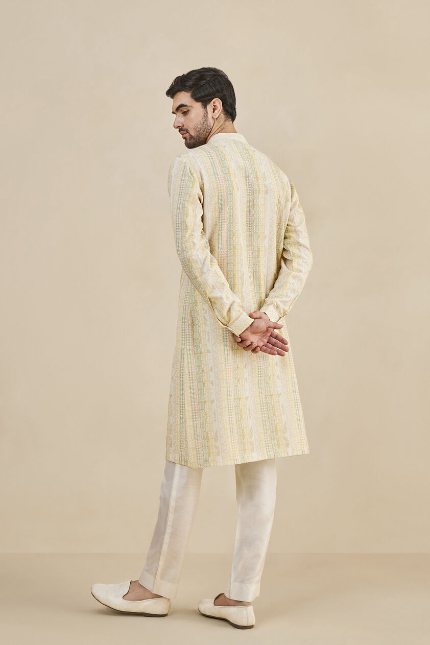 Prasit Kurta - Mustard, Mustard, image 3