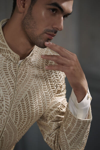 Palvit Sherwani - Off White