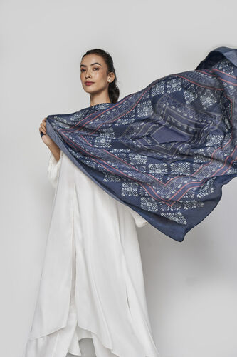 Shezan Scarf - Blue, Blue, image 1