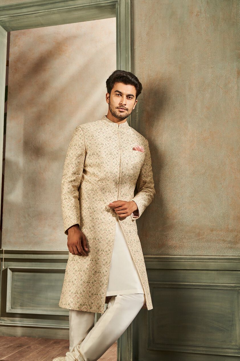 5 - Kunsh Sherwani – Ivory, image 5