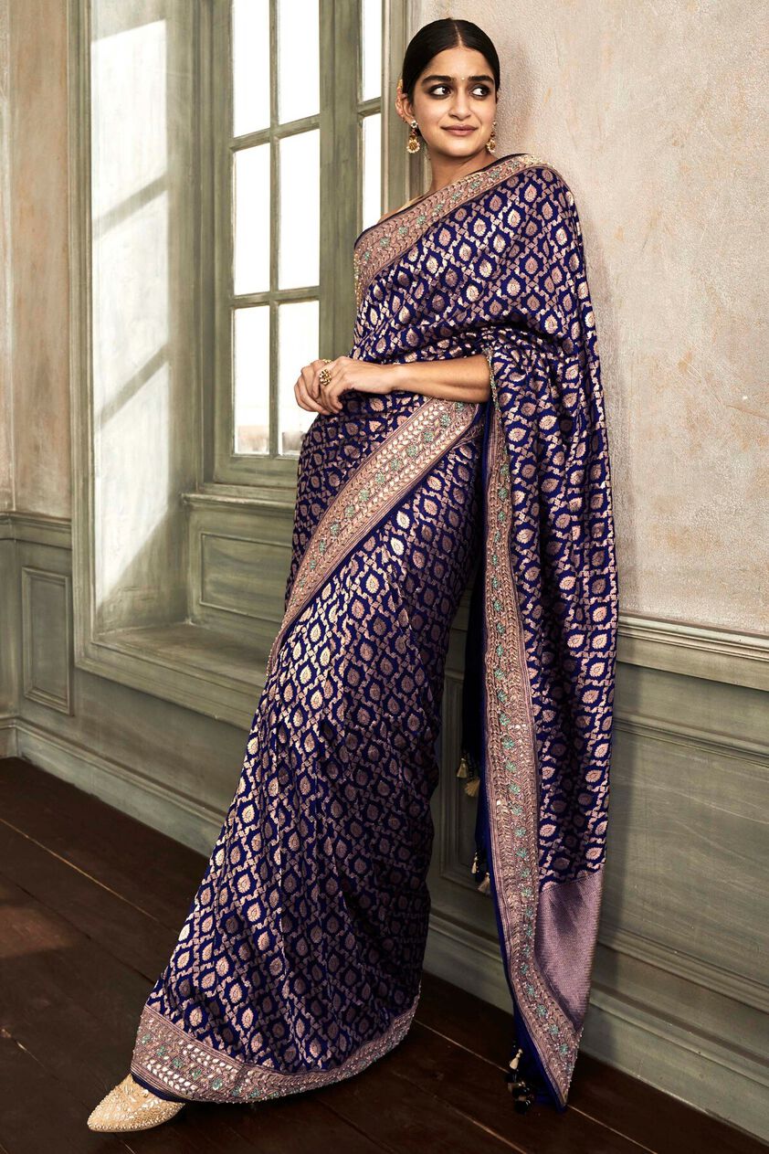 4 - Pankuni Saree Set – Blue, image 4