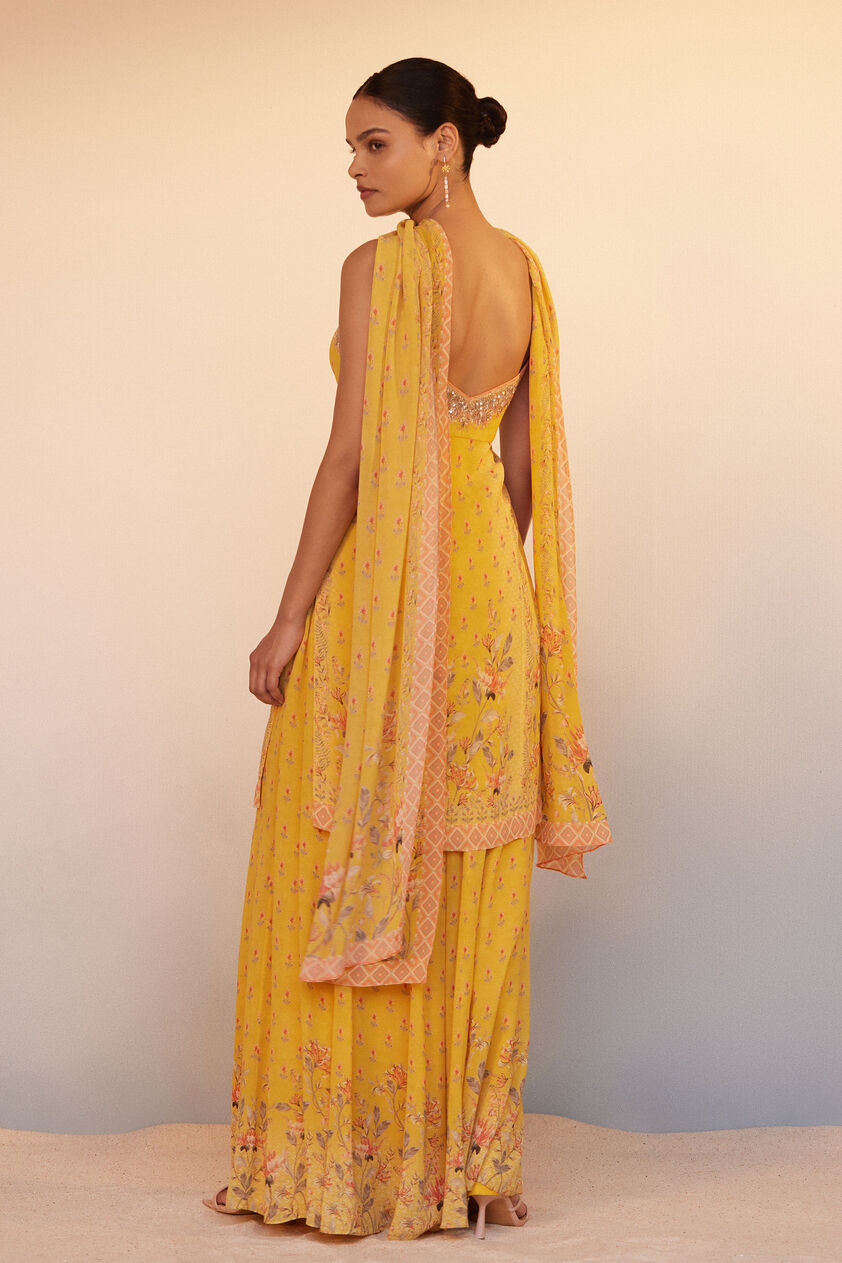 Aspen Sharara Set - Yellow, Yellow, image 3
