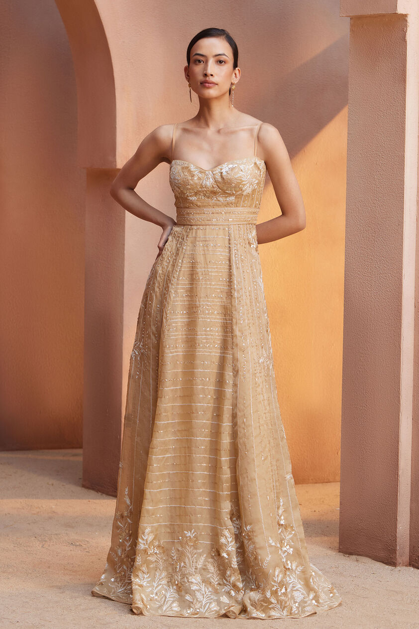 Nusayba Gown - Flesh, Flesh, image 1