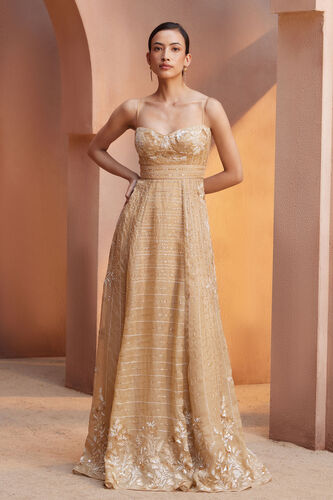 Nusayba Gown - Flesh, Flesh, image 1