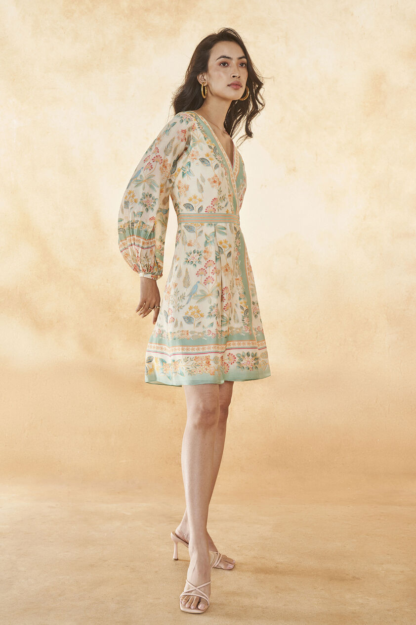 Mariska Dress - Cream, Cream, image 2