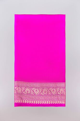 6 - Pameela Benarasi Saree  – Hot Pink, image 6