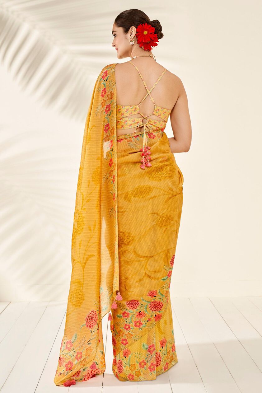3 - Anya Saree–Yellow, image 3