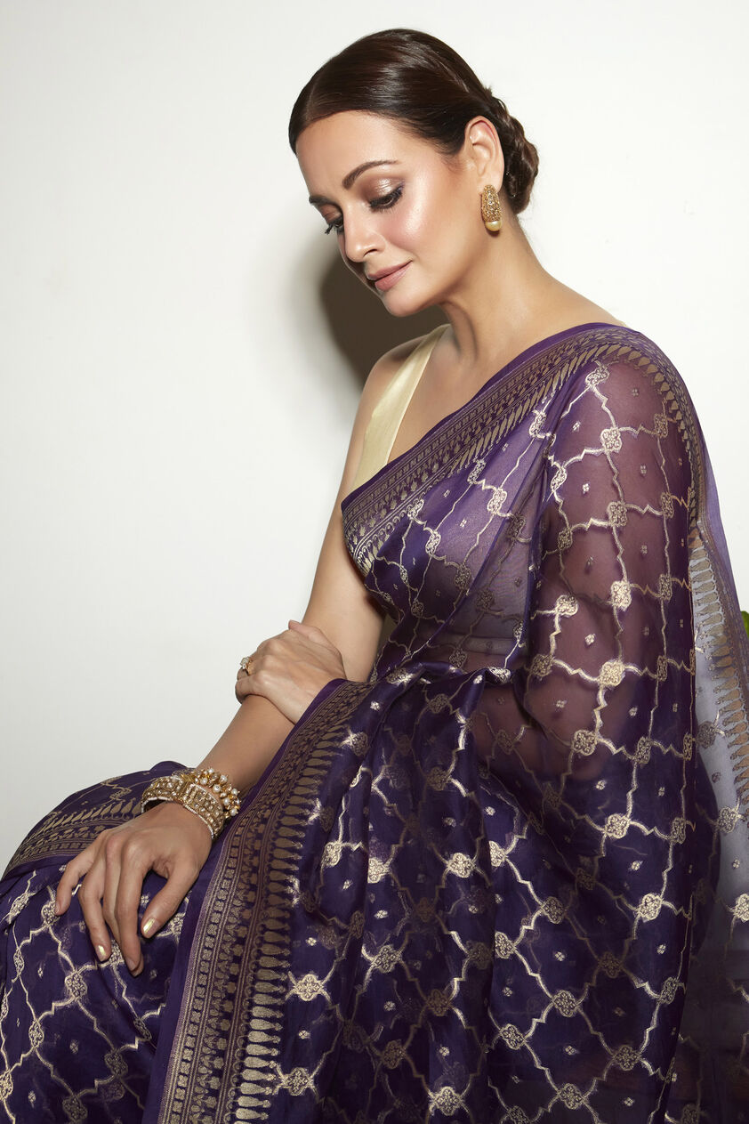 Abhirami Saree - Blue, , image 2