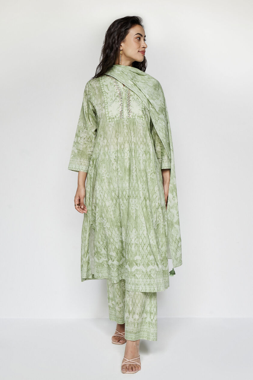 Enakshi Suit Set - Sage, Sage, image 5