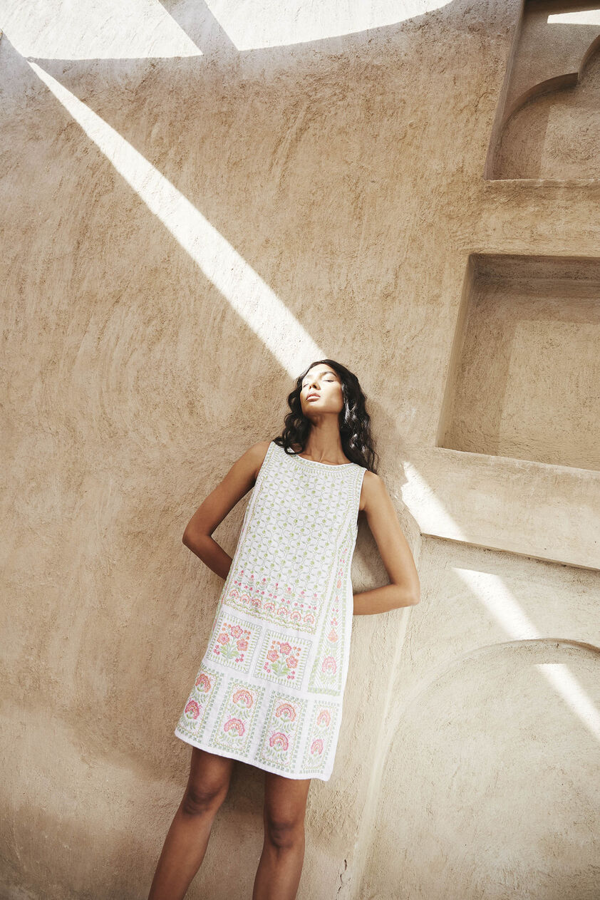 Luna Dress - White, White, image 2