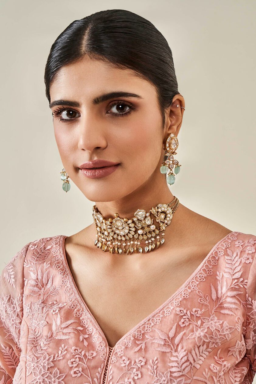 6 - Wild Herons Lehenga Set - Blush, image 6