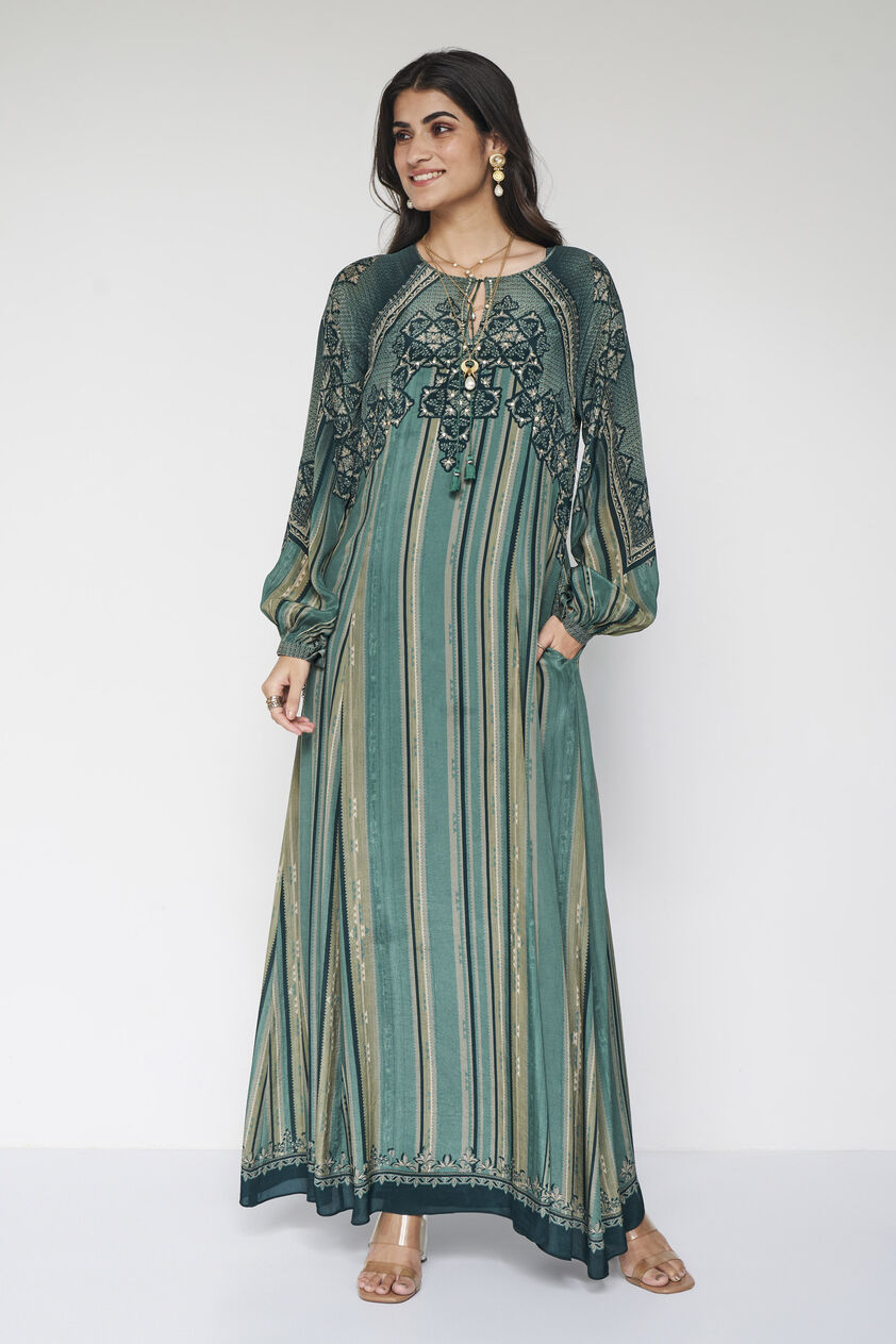 Astra Kaftan - Green, Green, image 1