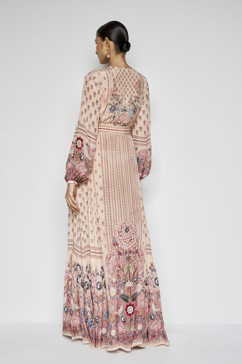 Isbah Kaftan - Peach, Peach, image 4