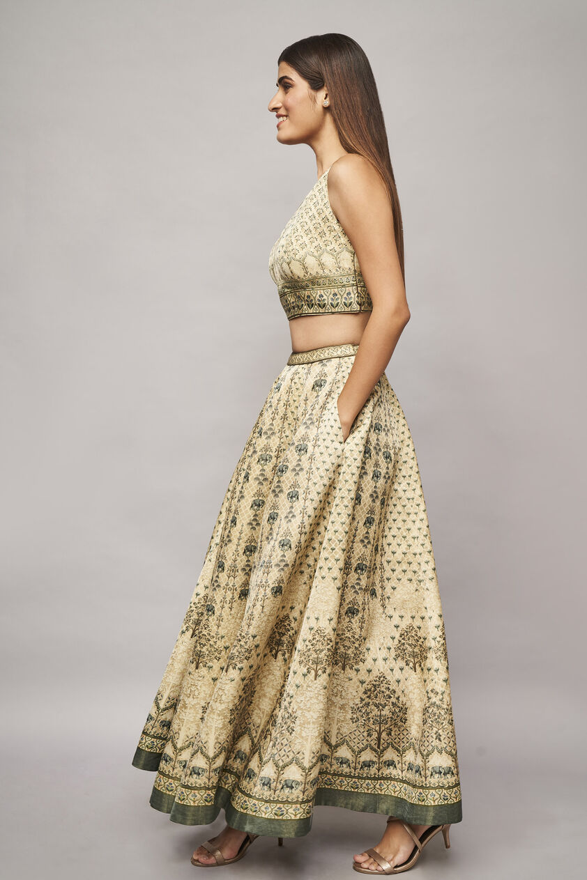 Cairo Skirt Set - Beige, Beige, image 2