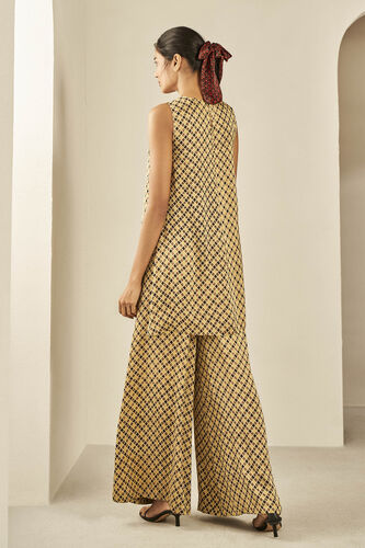 Nazar Sleeveless Coord Set - Ochre, Ochre, image 2