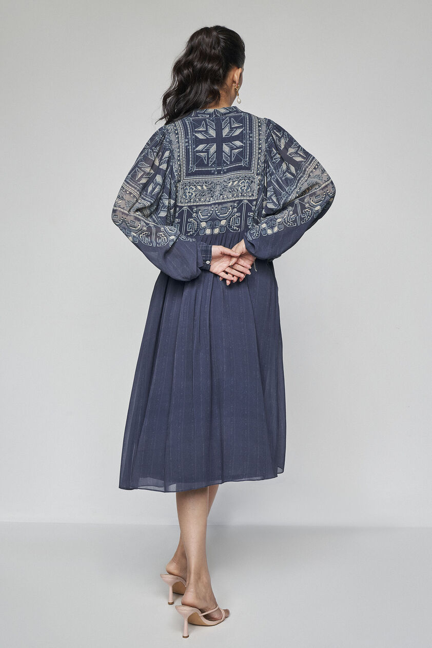 Demna Dress - Blue, Blue, image 3