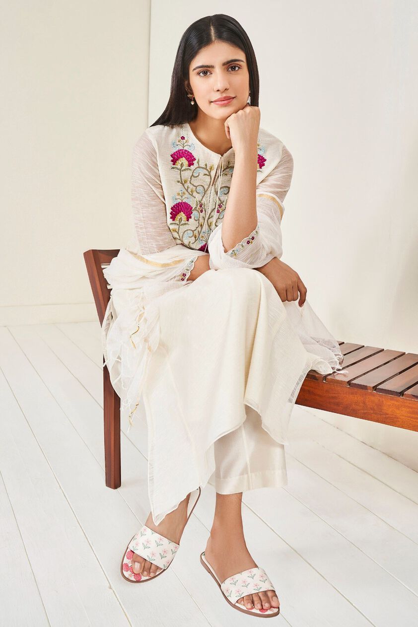 4 - Kayavi Kurta Set – Natural, image 4