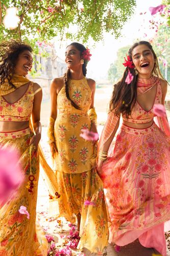 4 - Silene Lehenga Set – Pink, image 4