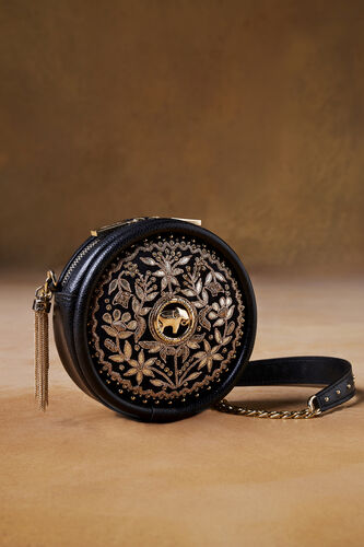 Symphony Of Blooms Crossbody Bag - Nocturnal Black, Black, image 1