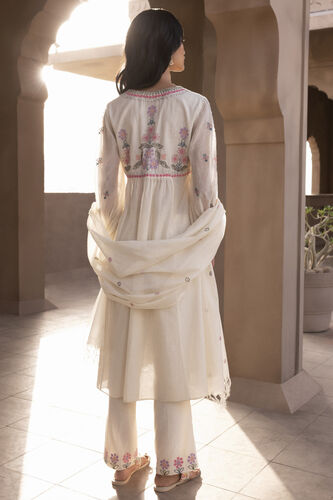 Natavia SEWA Hand-embroidered Kurta Set - Natural, Natural, image 3