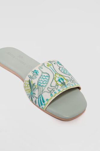 4 - Parindey Sliders - Mint Green, image 4