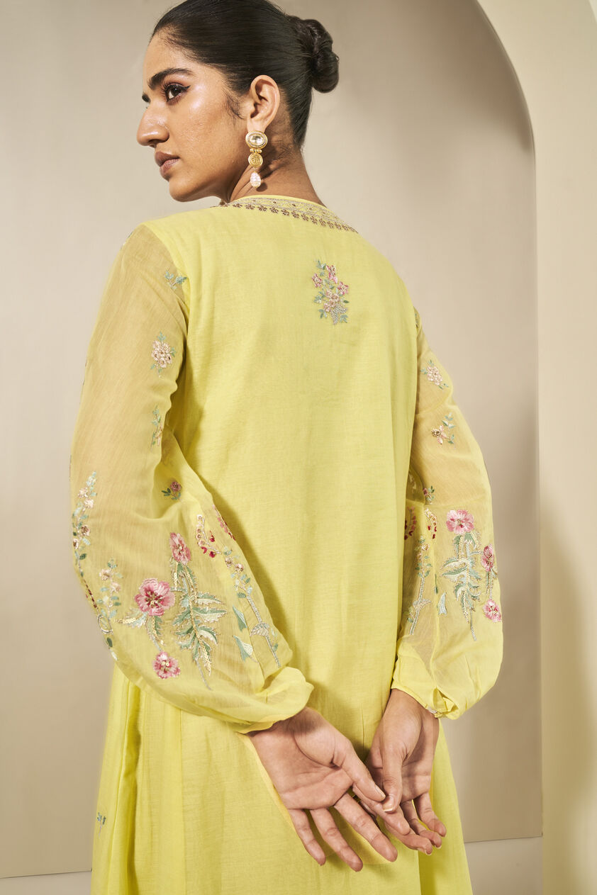 Snowcone Kaftan - Yellow, Yellow, image 5