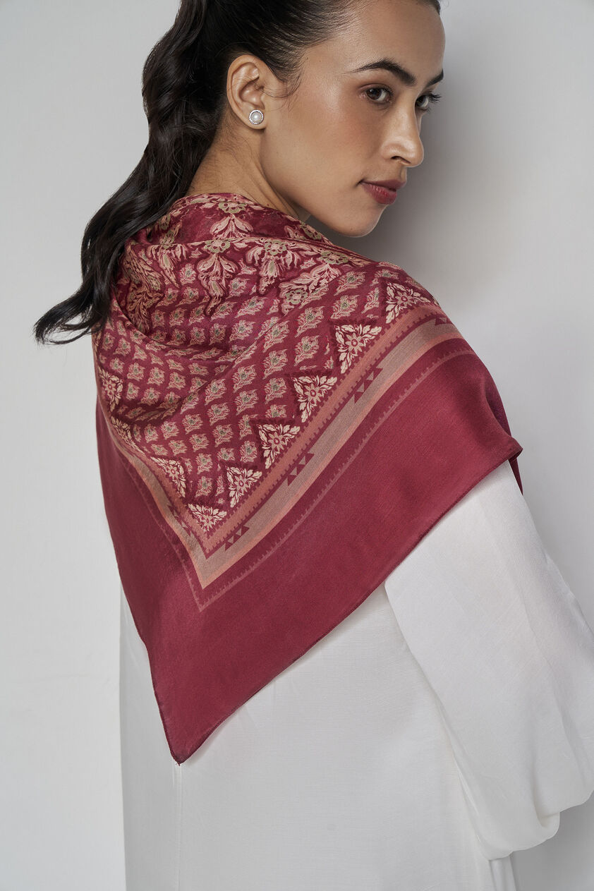 Melinoe Scarf - Wine, Wine, image 2