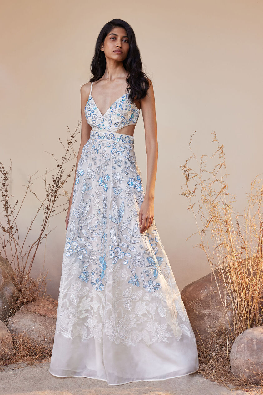 Celestia Gown - Ivory, Ivory, image 3