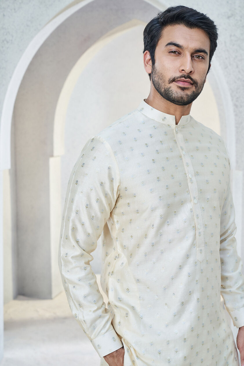 Alman Kurta - Off White, Off White, image 4