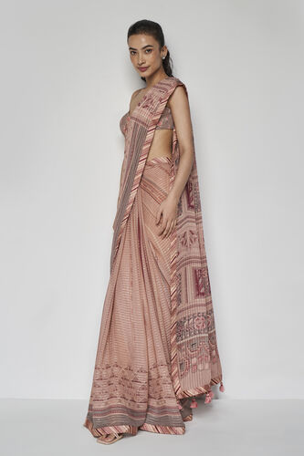 Roksanda Saree Set, Onion Pink, image 1
