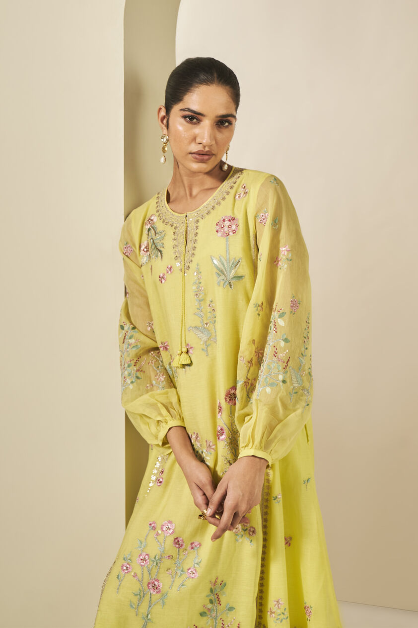 Snowcone Kaftan - Yellow, Yellow, image 3