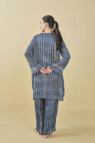 Biome Hand-block Printed Coord - Indigo, Indigo, image 7