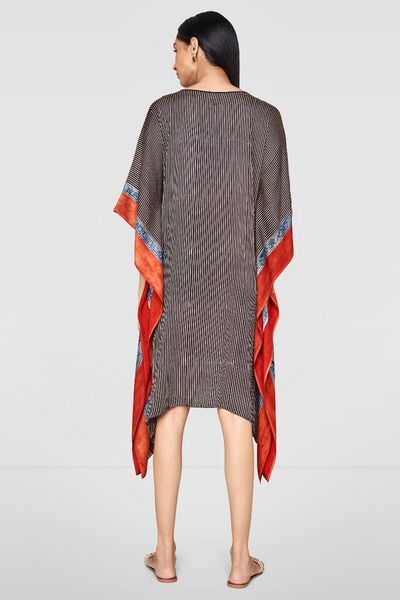 Ajrakh Kaftan Dress