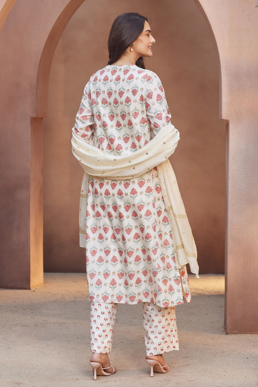 Aritri Suit Set - Cream, Cream, image 3